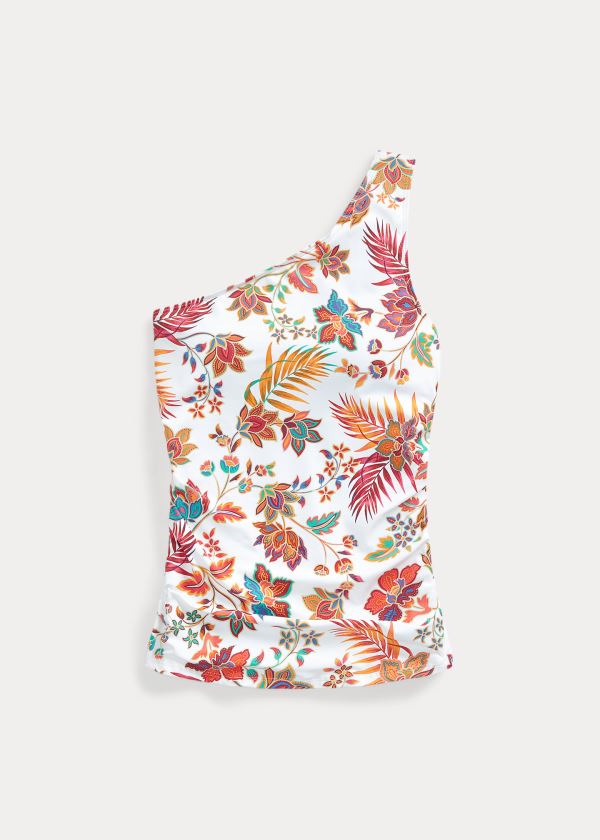 Women's Ralph Lauren Floral One-Shoulder Tankini | 298304SGV